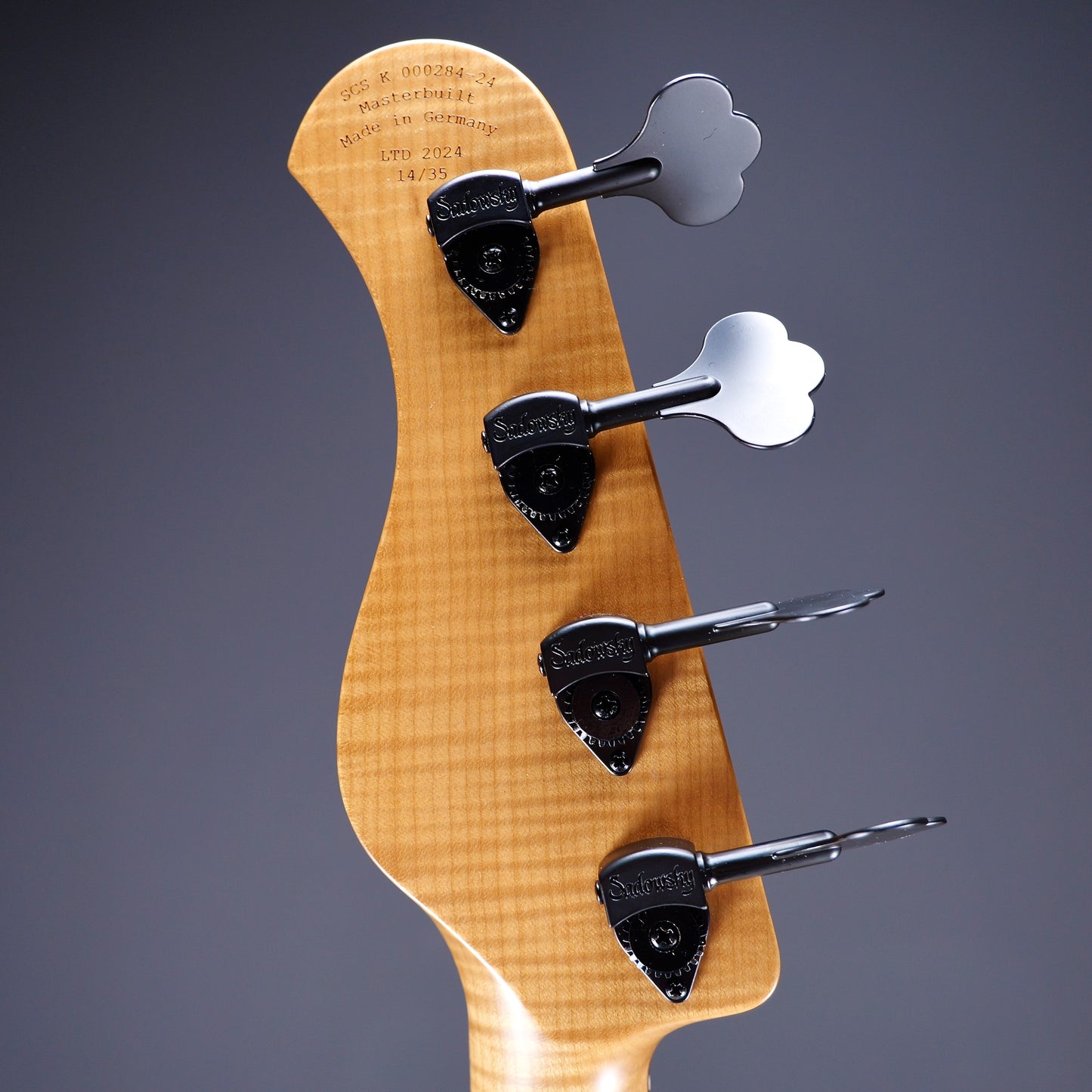 Sadowsky Masterbuilt 21-Fret Standard M/J Bass Limited Edition 2024 4-String - Natural Transparent Satin