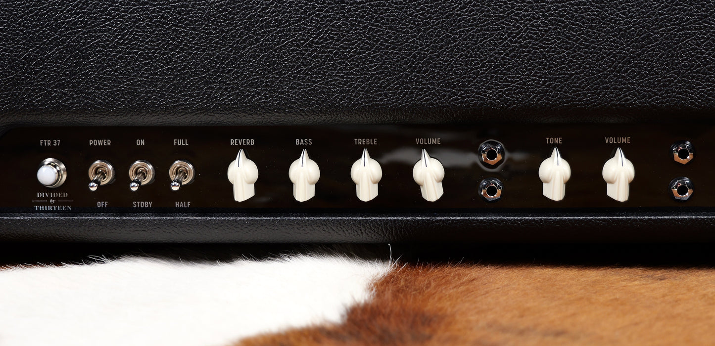 Divided By 13 FTR 37 Black Bronco Tolex Cream V