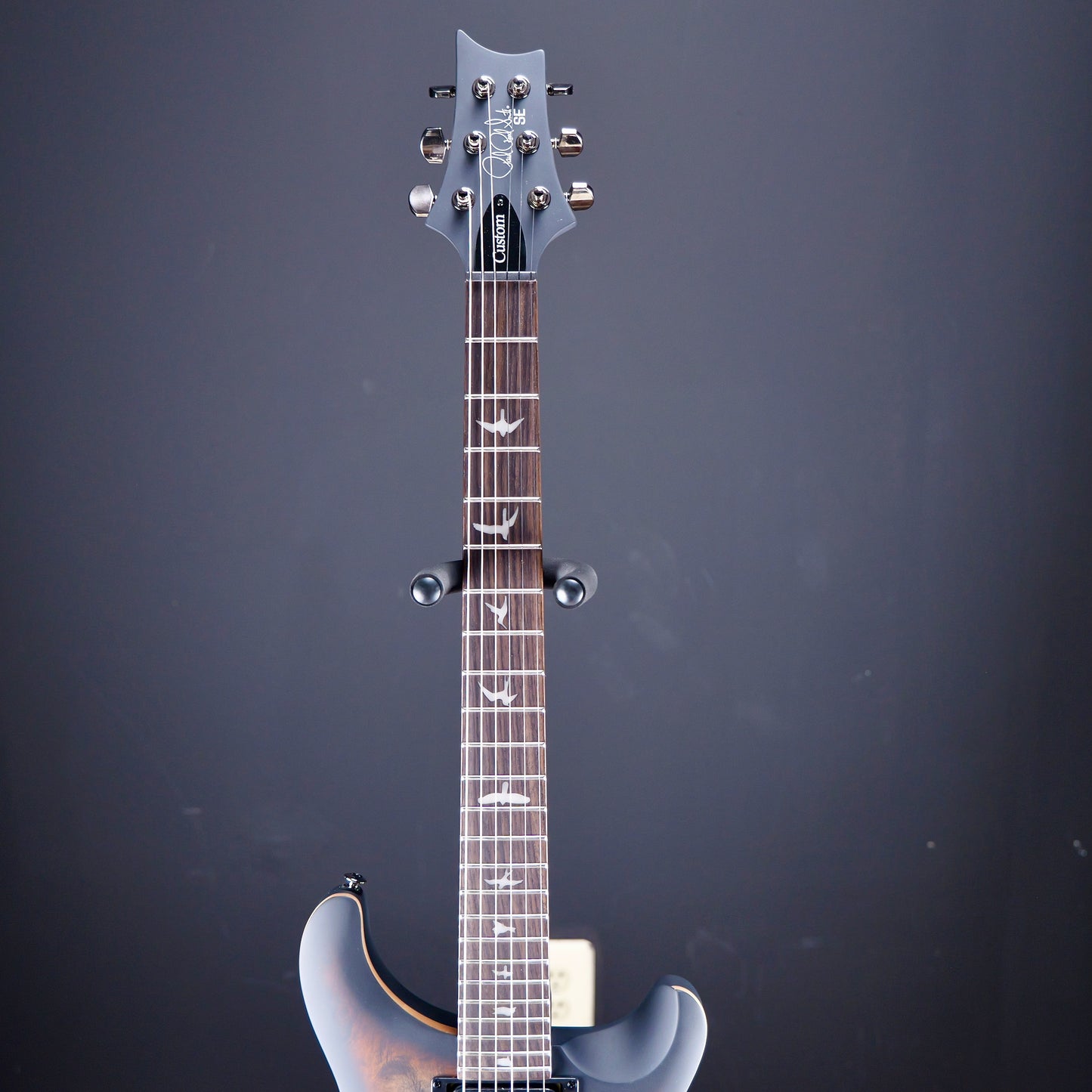 PRS SE "Exotic" Custom 24-08 Poplar Burl Limited Edition Charcoal Cherry Midnight Burst