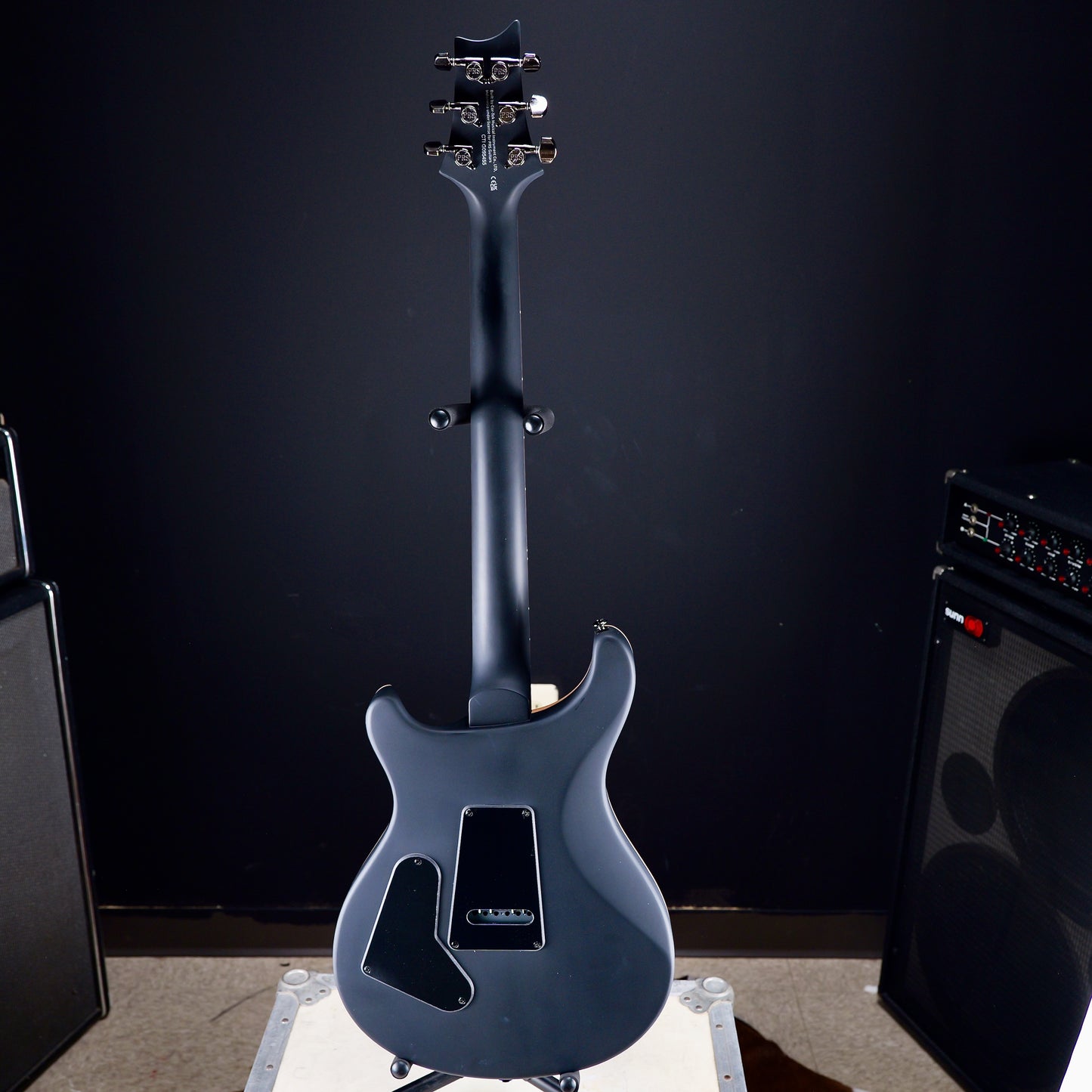 PRS SE "Exotic" Custom 24-08 Poplar Burl Limited Edition Charcoal Cherry Midnight Burst