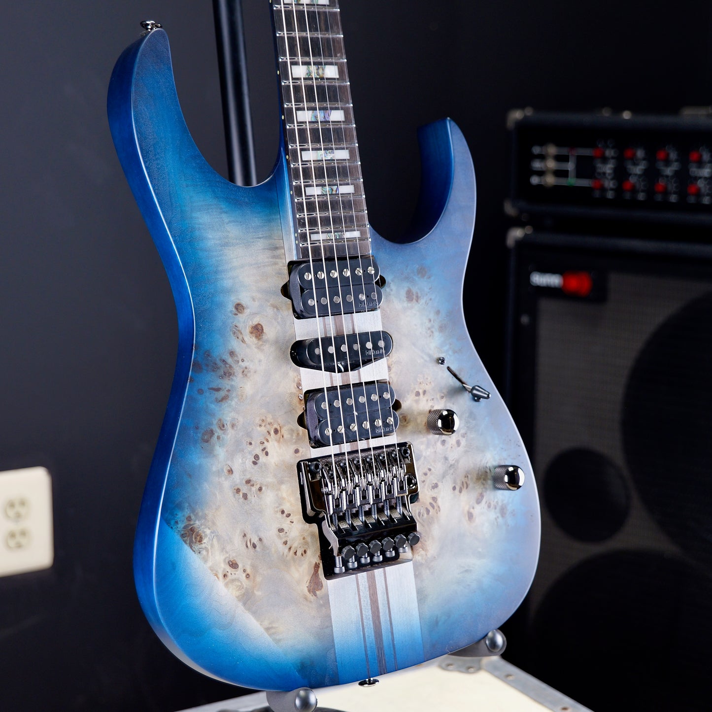 Ibanez Premium RGT1270PB Cosmic Blue Starburst Flat