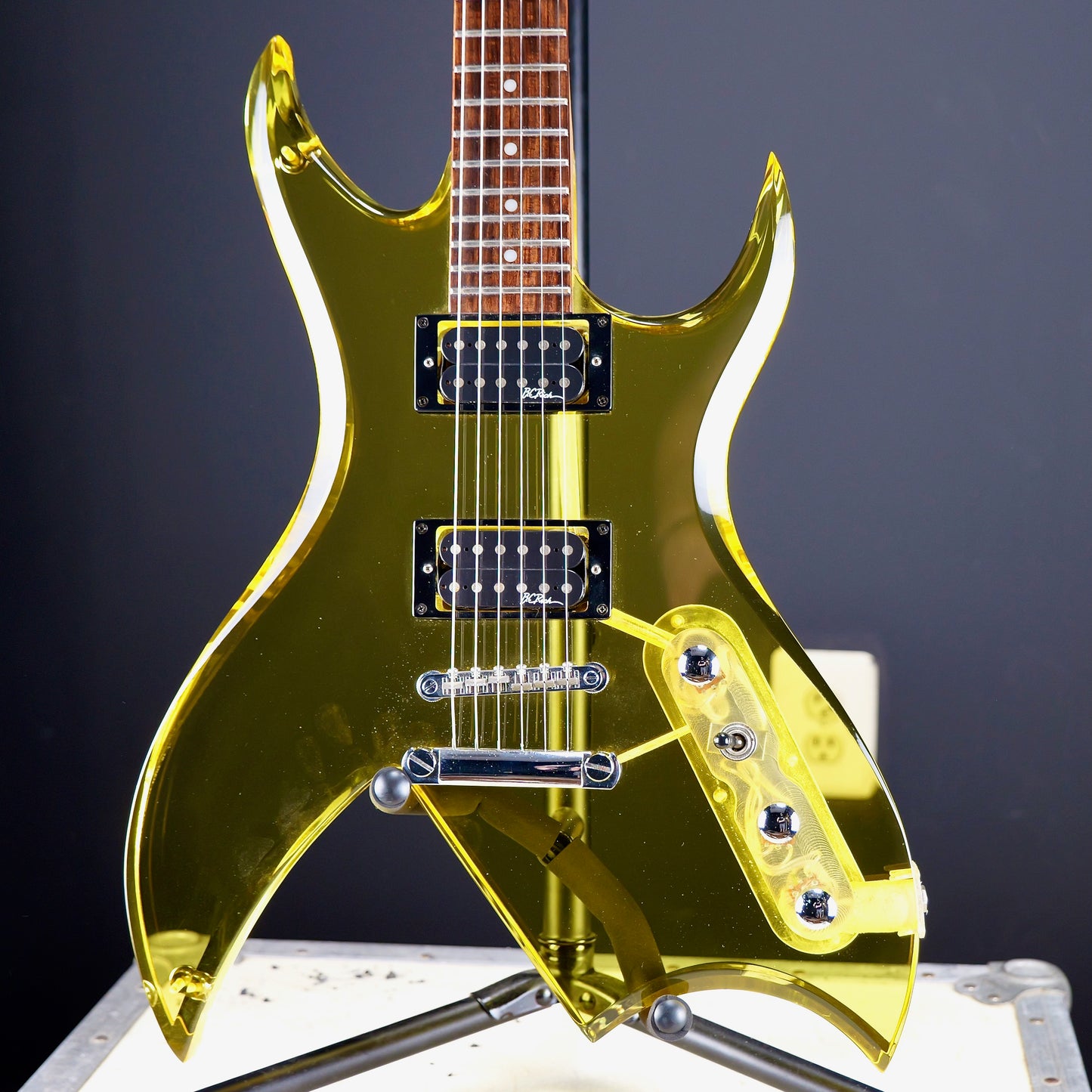 B.C. Rich Bich Acrylic Lucite Neon Yellow
