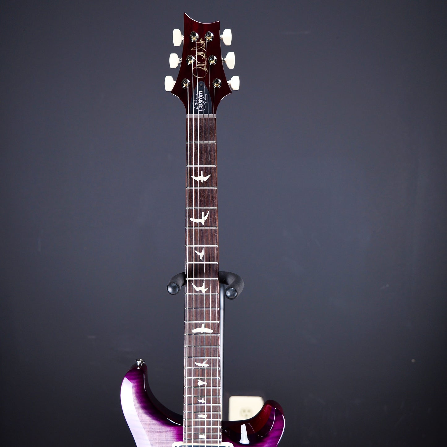 PRS S2 Custom 24-08 Faded Gray Black Purple Burst