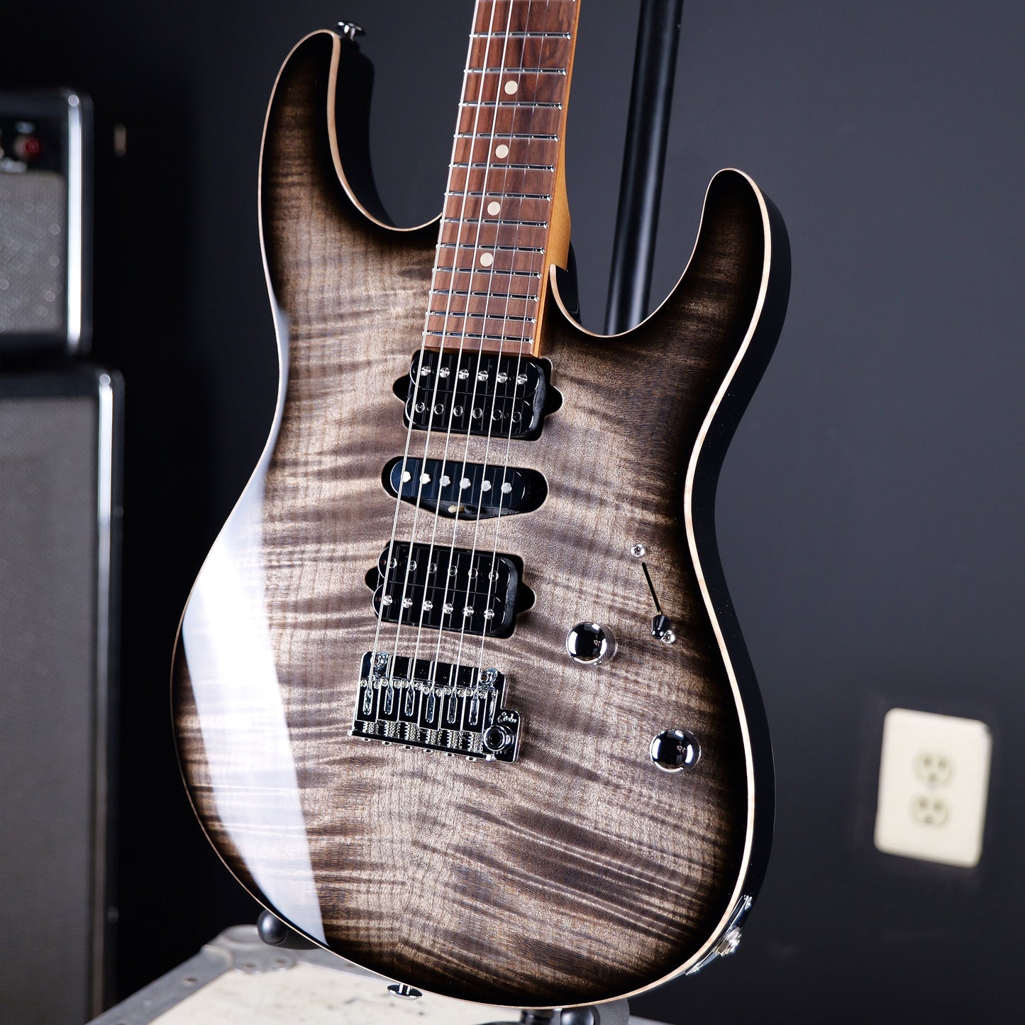 Suhr Modern Plus Faded Trans Charcoal Burst