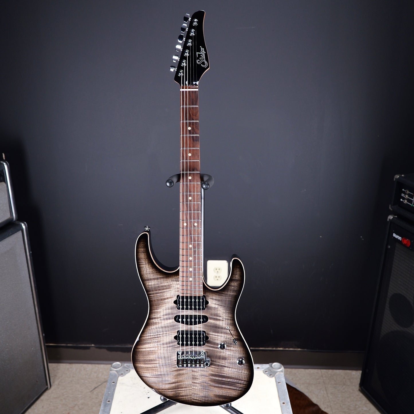 Suhr Modern Plus Faded Trans Charcoal Burst