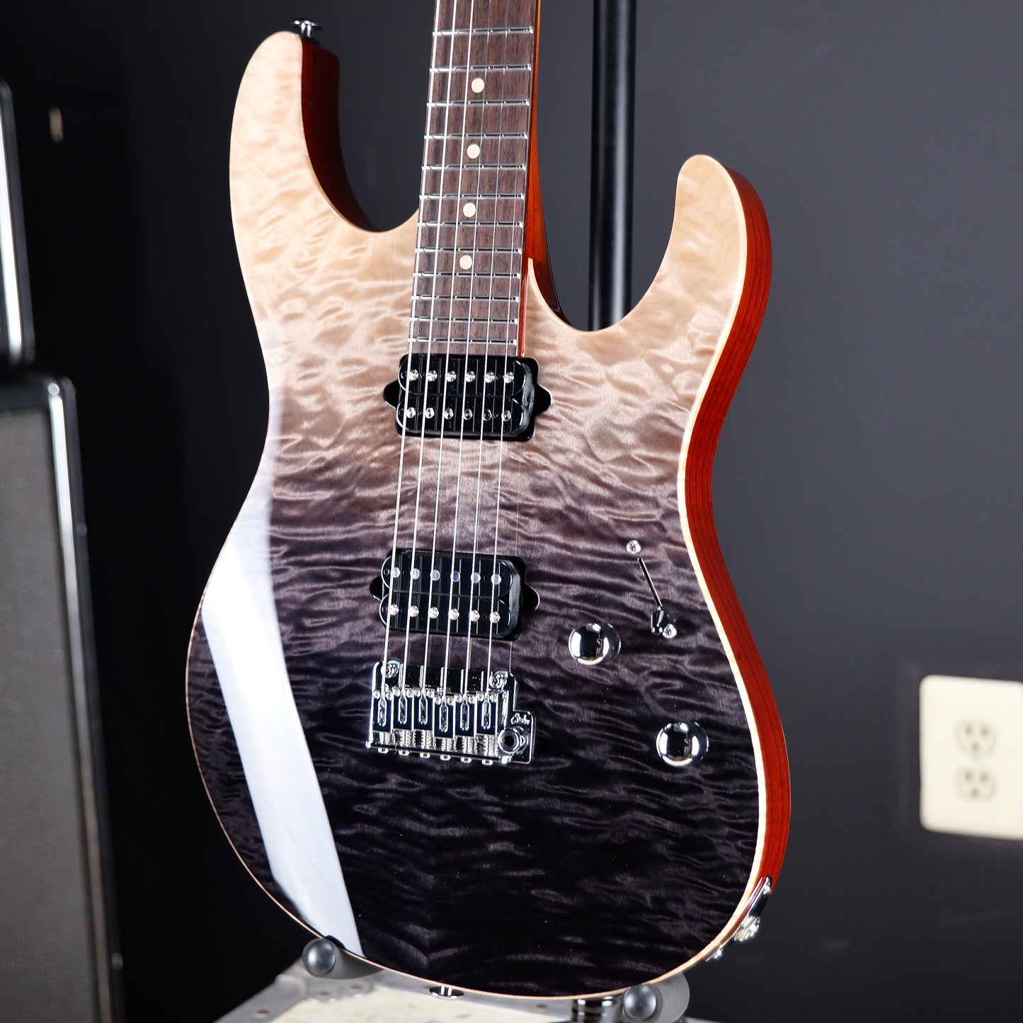Suhr NAMM 2024 Modern Trans Brown Charcoal Fade