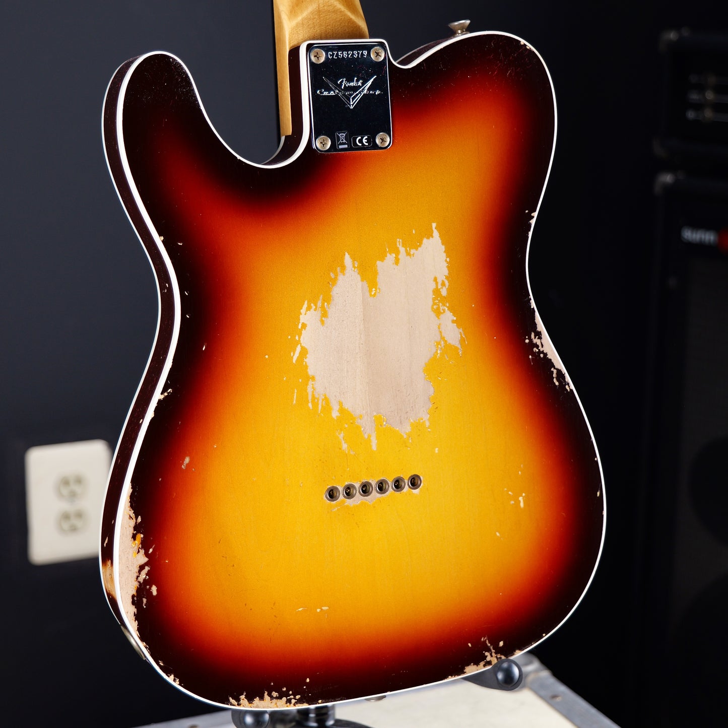 Fender 1960 Telecaster Custom Heavy Relic 3A Rosewood Fingerboard Super Faded Aged Chocolate 3-Color Sunburst