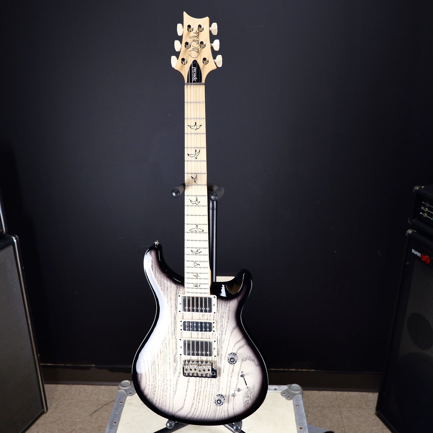 PRS Swamp Ash Special Maple White Doghair Smokeburst