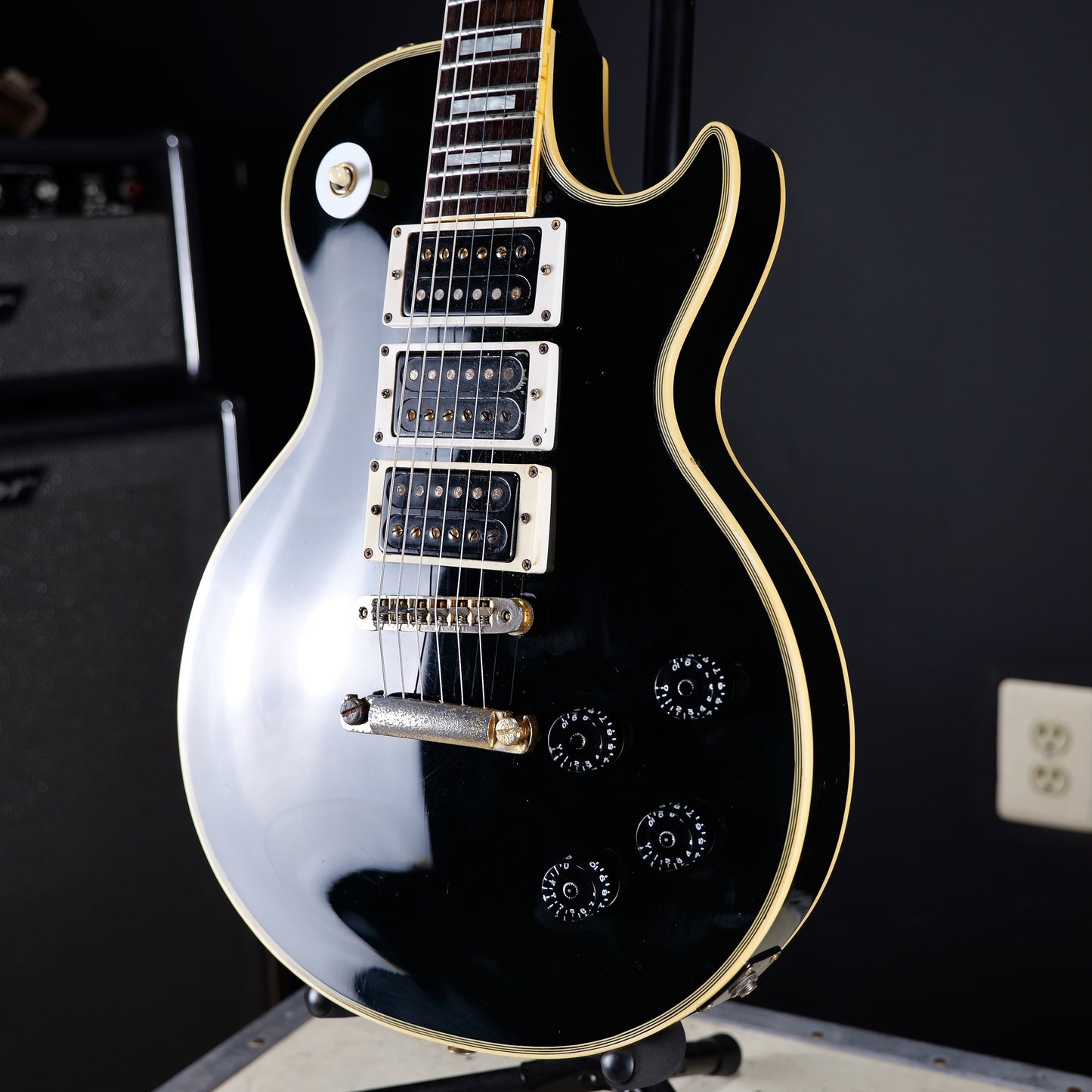 Greco EG600 Les Paul Custom Black