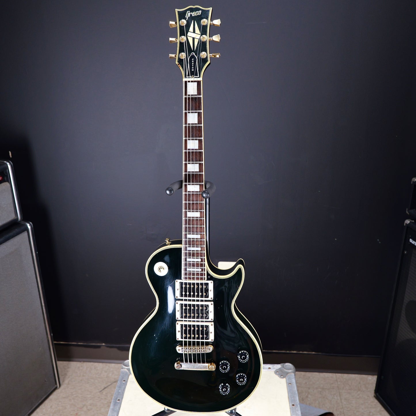 Greco EG600 Les Paul Custom Black