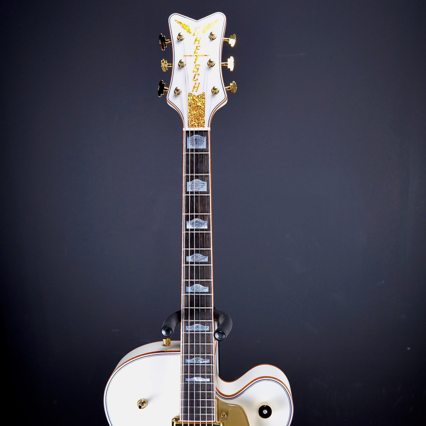 Gretsch G6136CST Custom Shop White Falcon Hollow Body with Cadillac Tailpiece