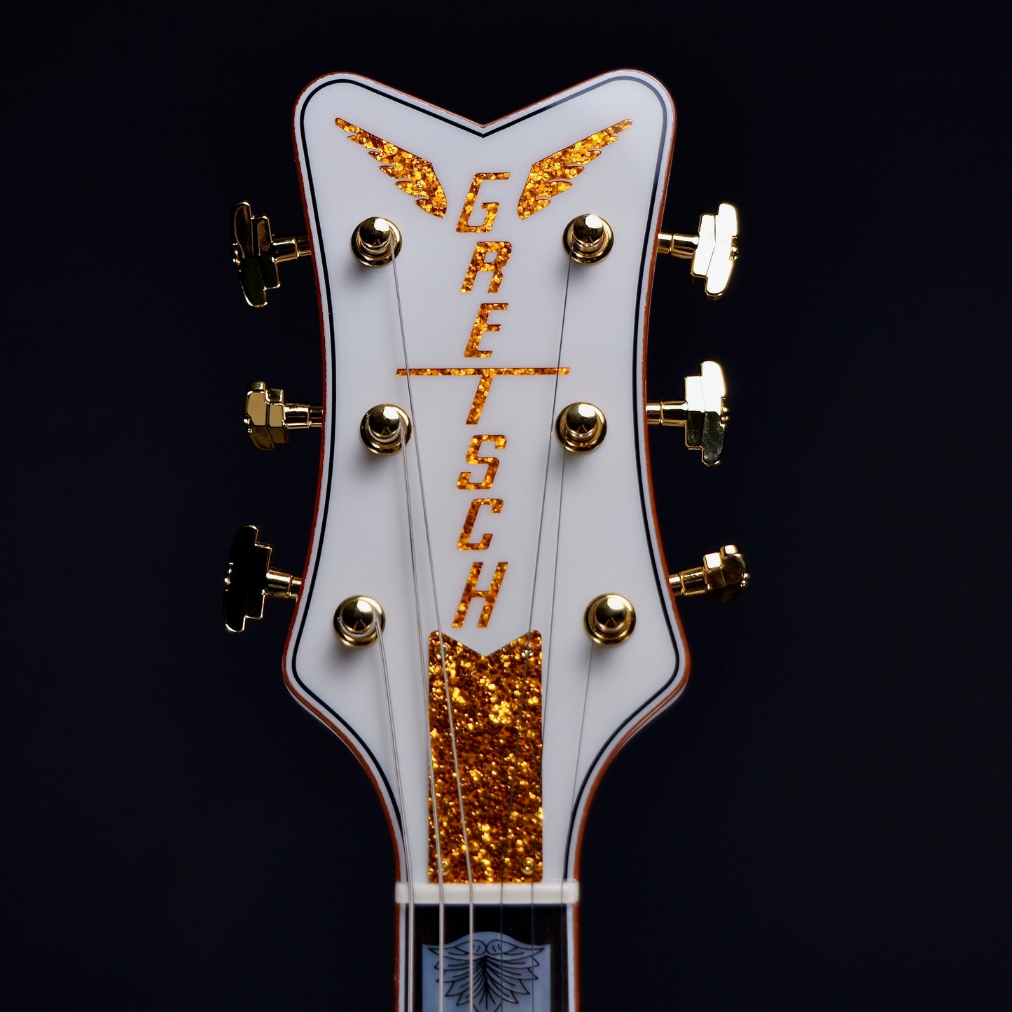 Gretsch G6136CST Custom Shop White Falcon Hollow Body with Cadillac Tailpiece