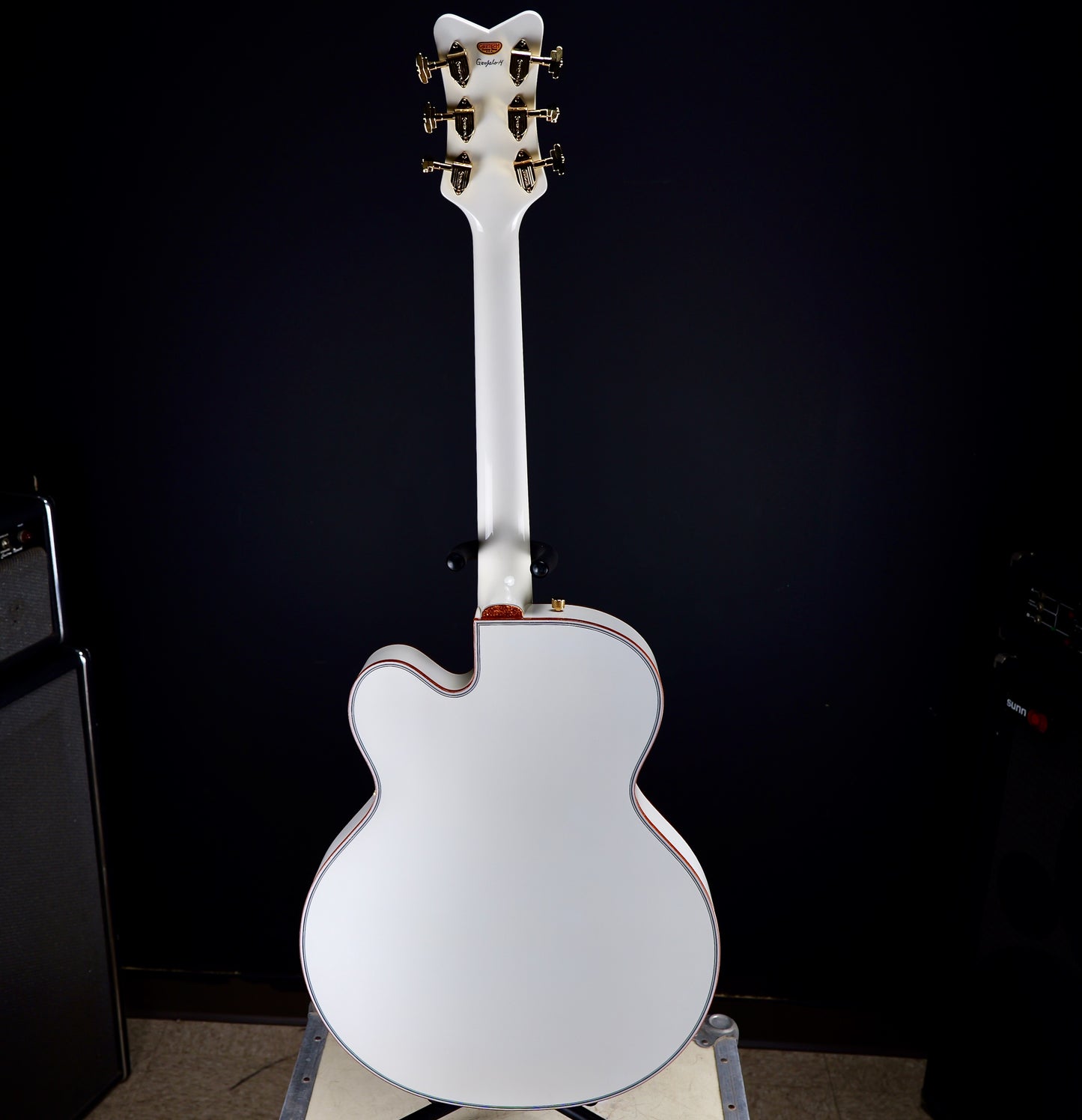 Gretsch G6136CST Custom Shop White Falcon Hollow Body with Cadillac Tailpiece