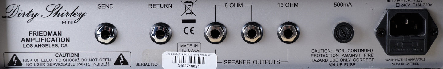 Friedman Dirty Shirley Mini Head