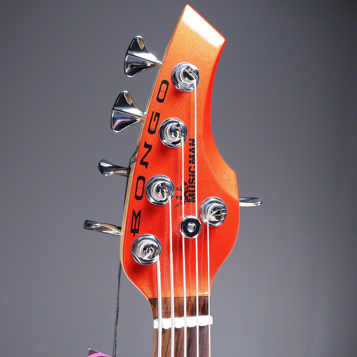 Ernie Ball Music Man Bongo 5HH Electric Bass Guitar - Blood Orange