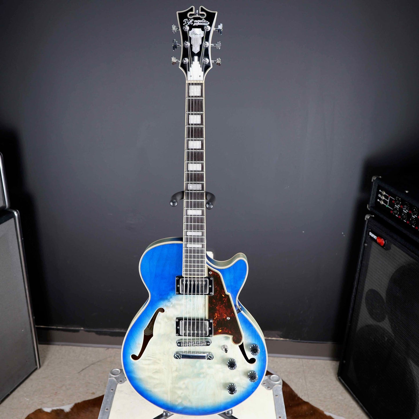 D'Angelico Premier SS Boardwalk Blue Burst