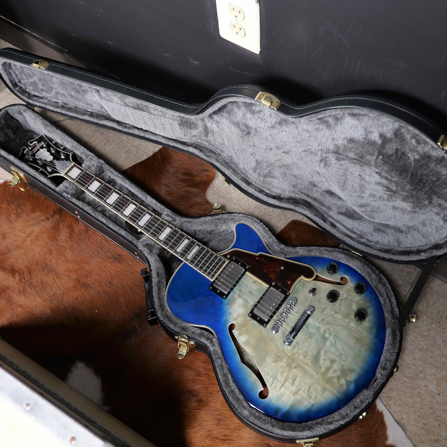 D'Angelico Premier SS Boardwalk Blue Burst