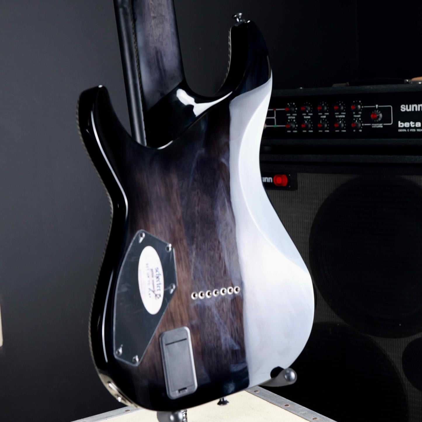 Schecter Hellraiser Hybrid C-7 Trans Black Burst