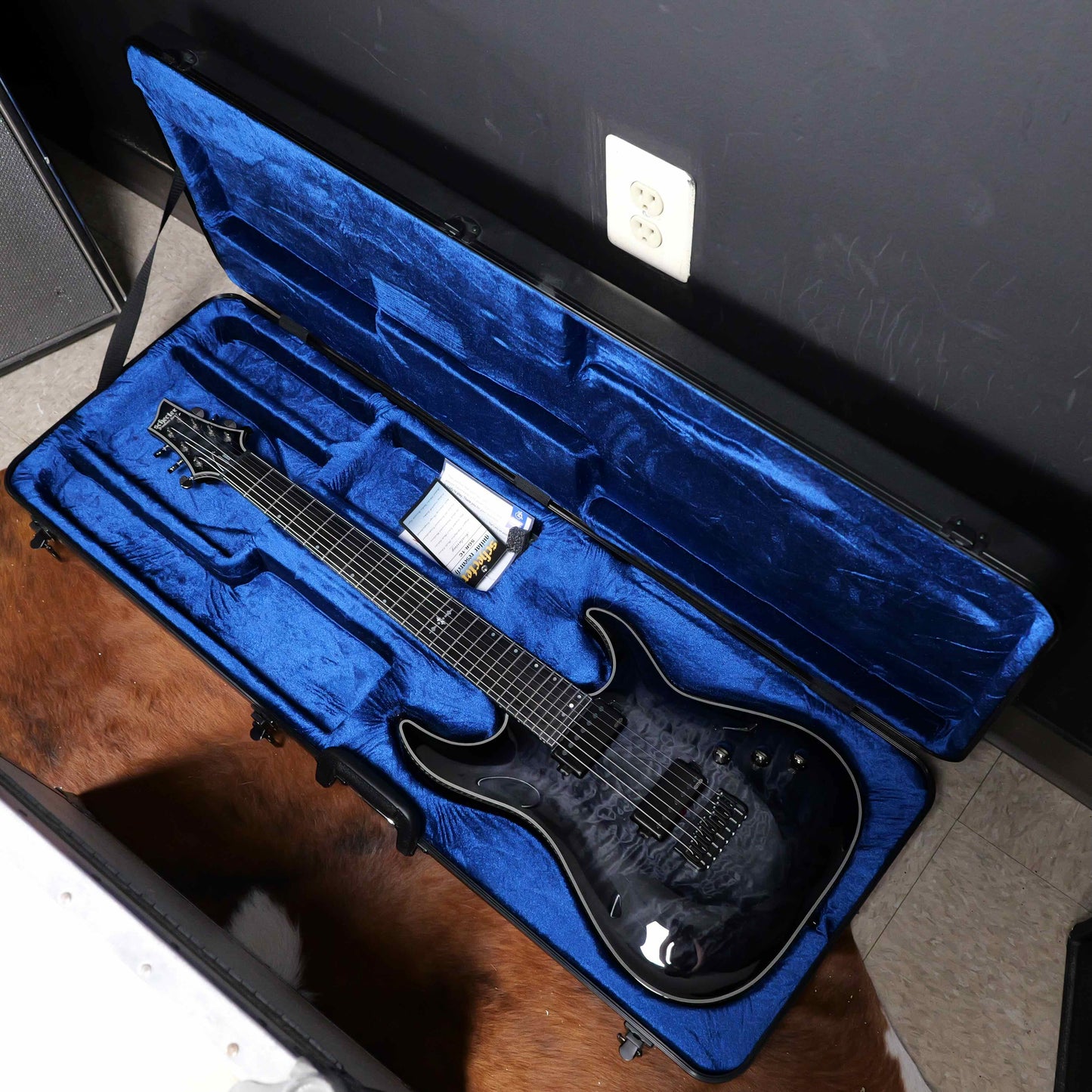 Schecter Hellraiser Hybrid C-7 Trans Black Burst