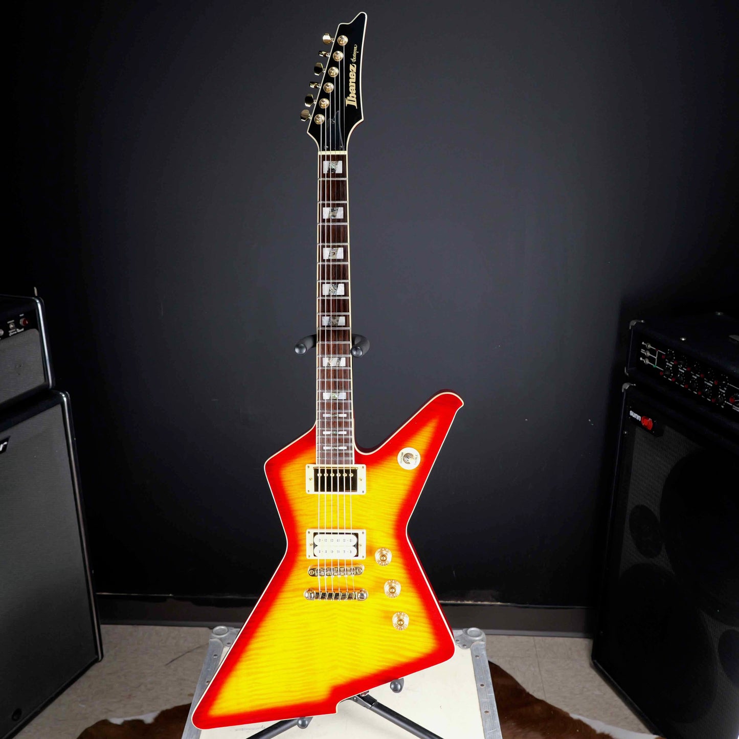 Ibanez Destroyer DT520FM Cherry Sunburst