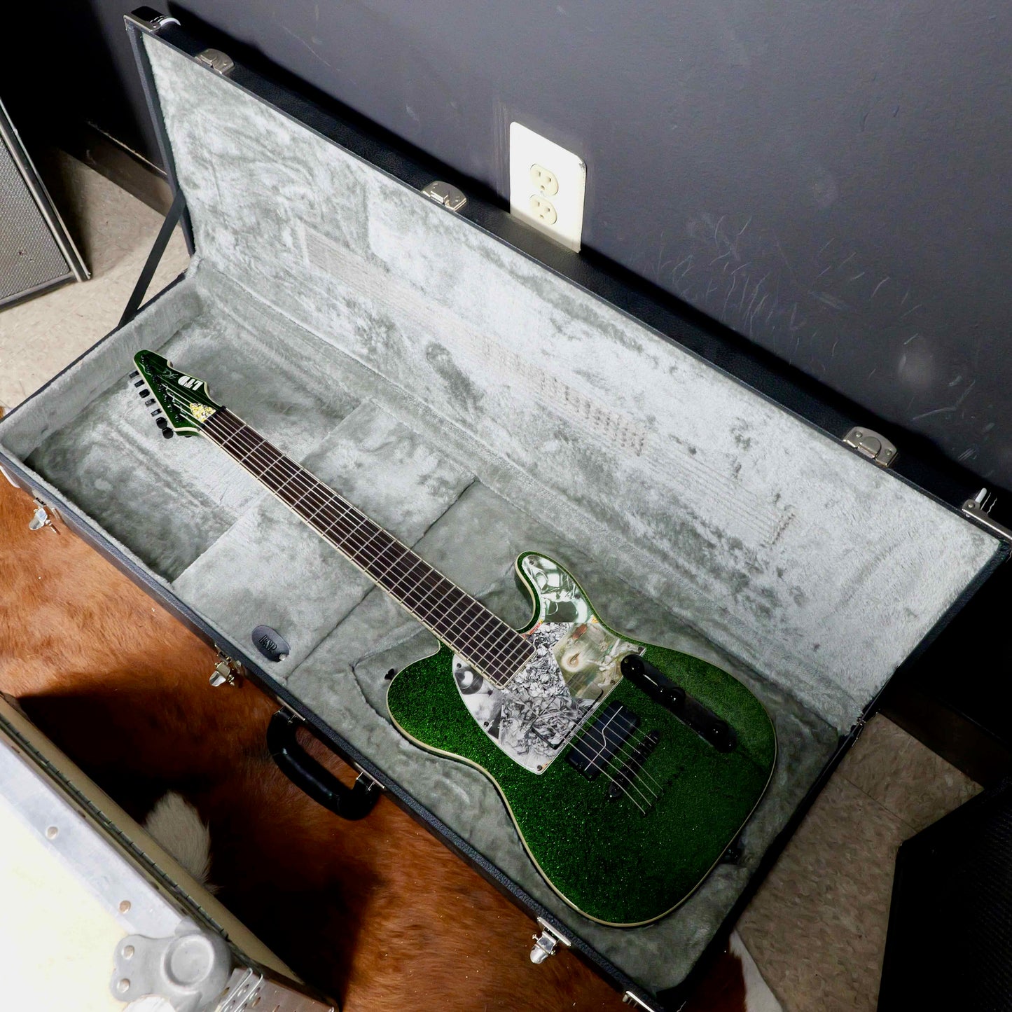 ESP LTD SCT-607B Stephen Carpenter Signature 7 String Green Sparkle