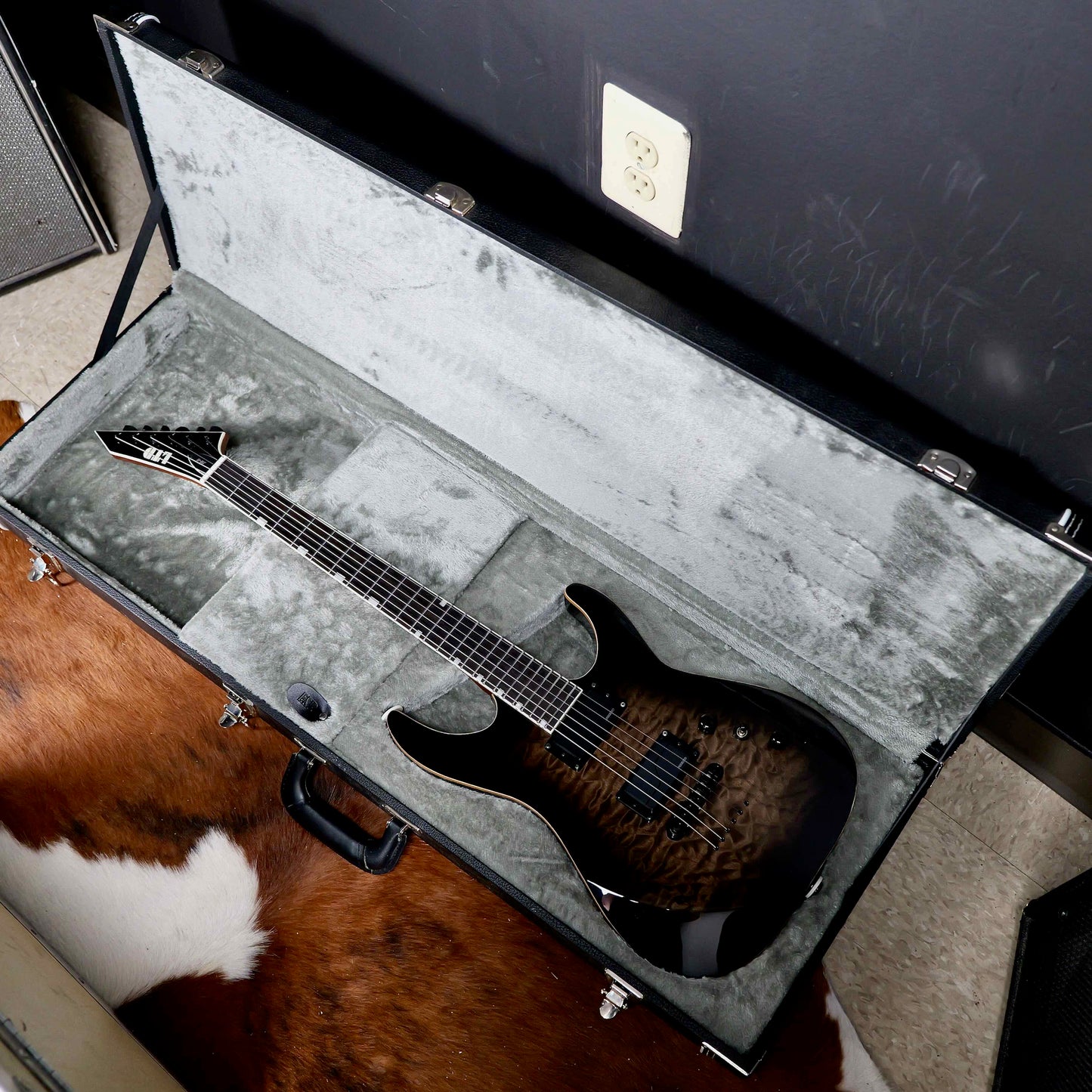 ESP LTD JM-II Black Shadow Burst