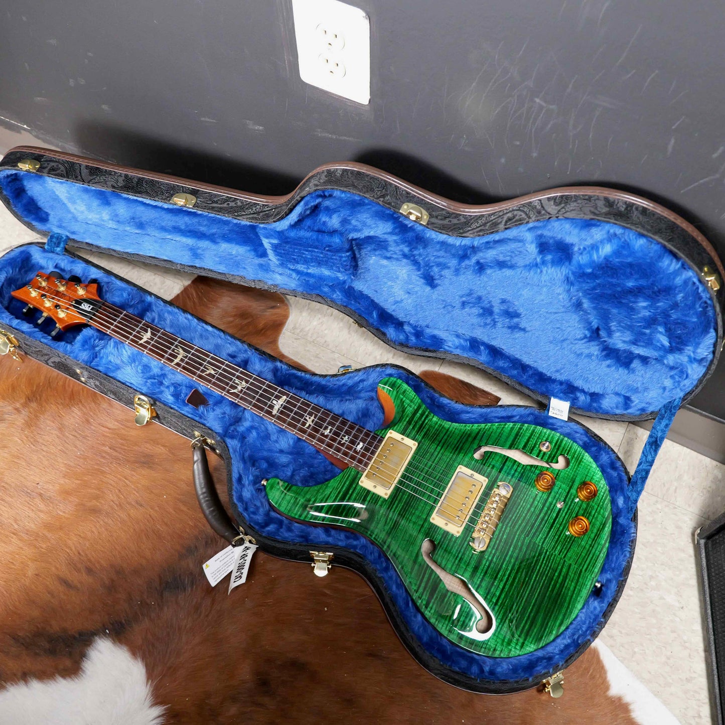 PRS Hollowbody II Piezo 10 Top Emerald w/ Stainless Steel Frets
