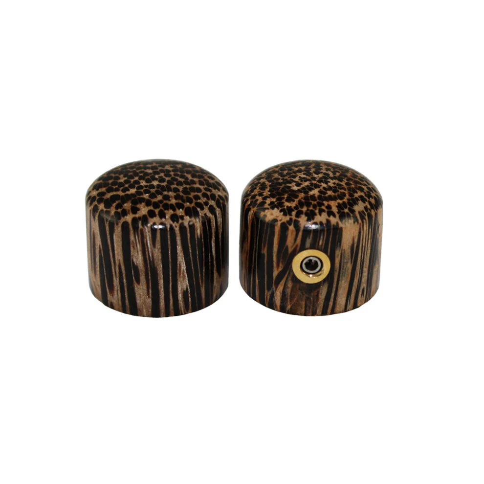 Allparts Tigerwood Knobs- set of 2