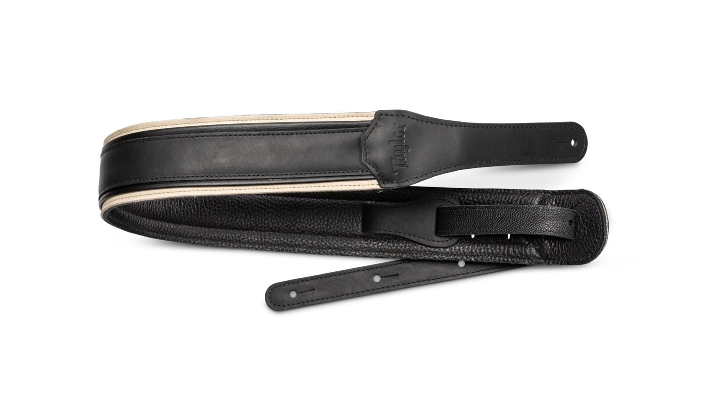 Taylor American Dream Leather Strap White/Black Taylor 2.5"