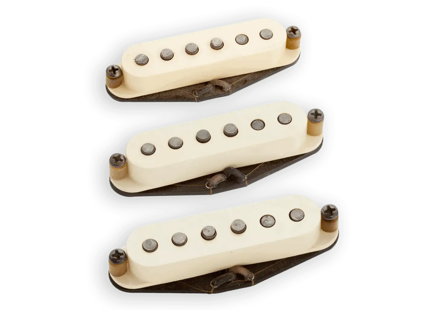 Seymour Duncan Antiquity Strat Texas Hot Set White Cover Aged