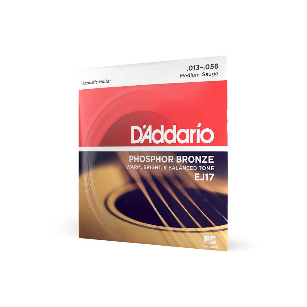 D'Addario Medium Acoustic Guitar Strings 13-56