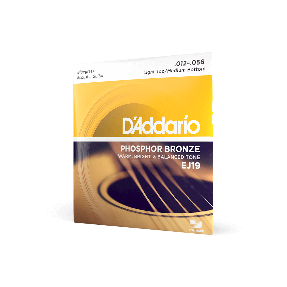 D'Addario Light Top/Medium Bottom Acoustic Guitar Strings 12-56