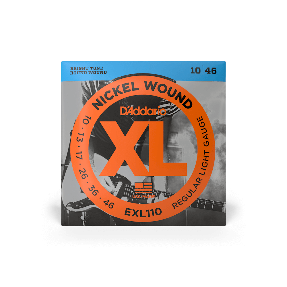 D'Addario Regular Light Electric Guitar Strings 10-46
