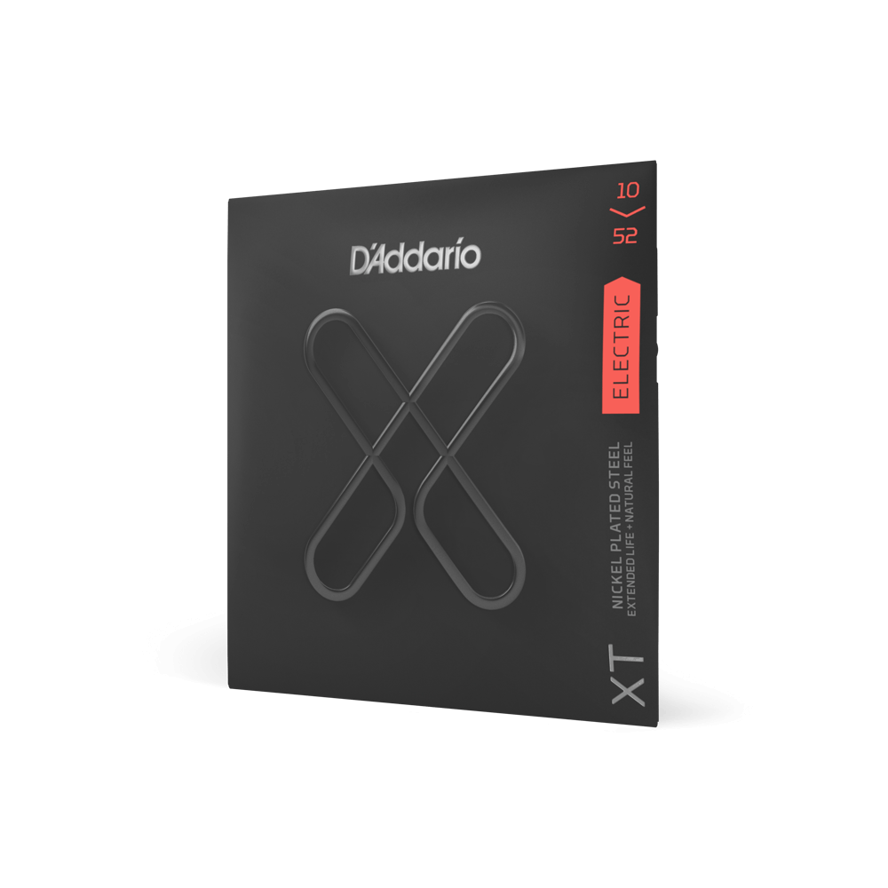 D'Addario XT Light Top/Heavy Bottom Coated Electric Guitar Strings 10/52