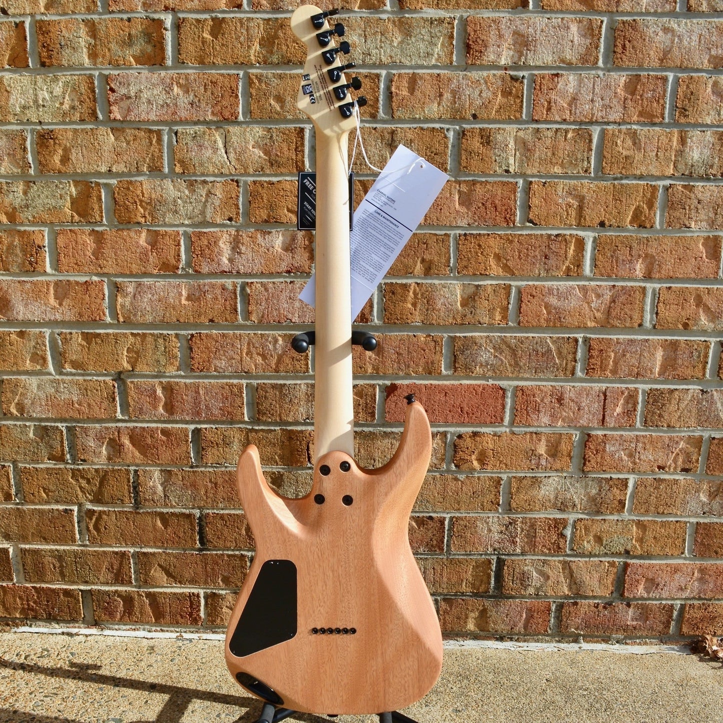 Charvel Pro-Mod DK24 HH HT E Mahogany with Poplar Burl, Ebony Fingerboard, Desert Sand