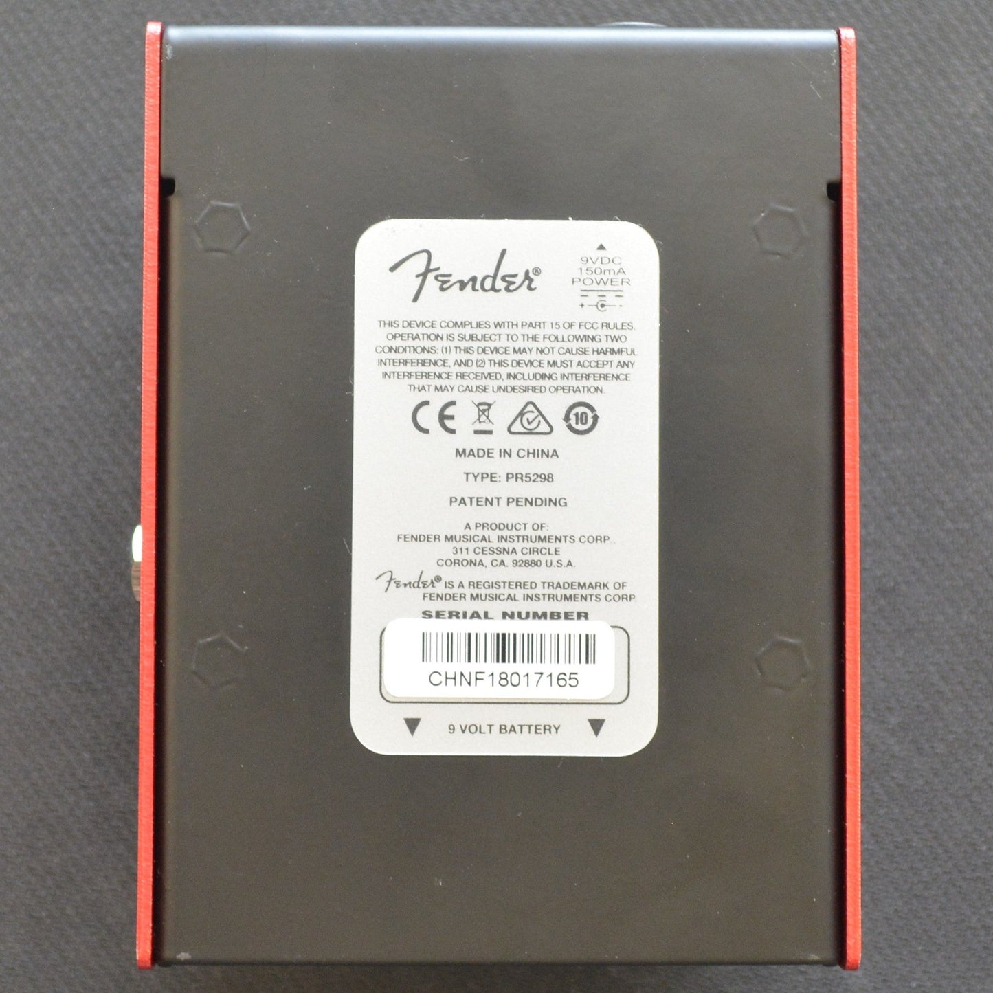 Fender Santa Ana Overdrive