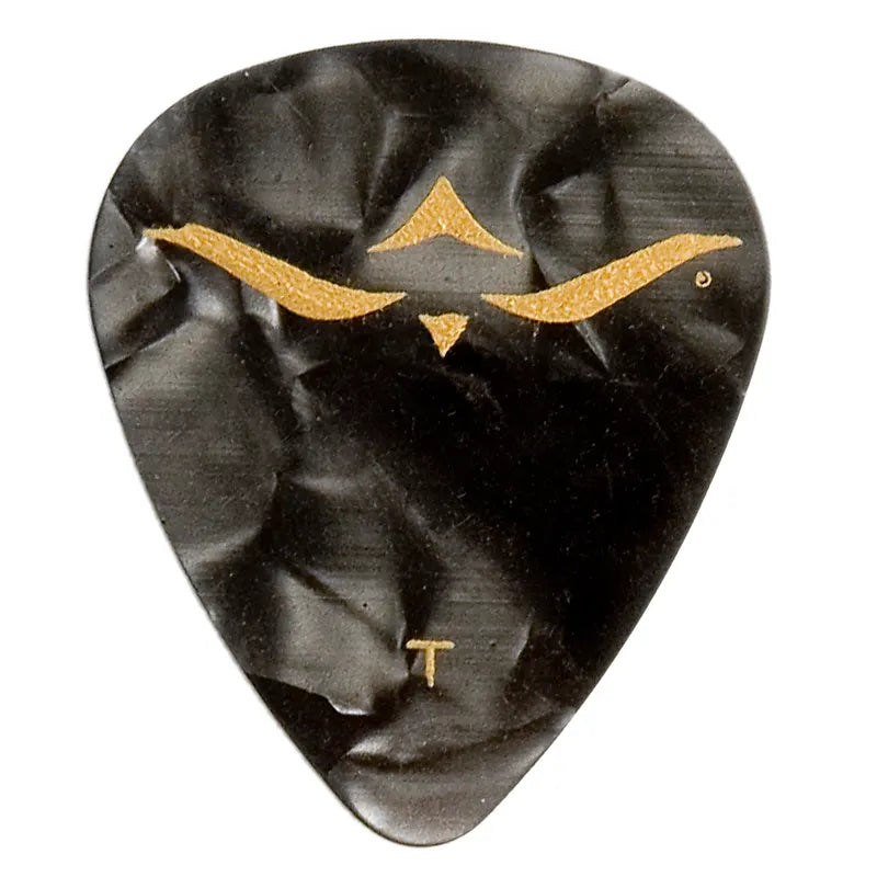 PRS Black Pearloid Picks Thin 12 Pack