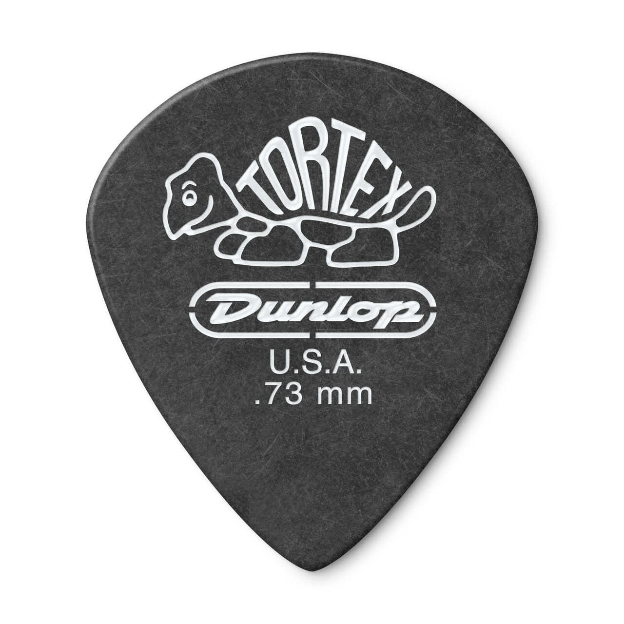 Dunlop Tortex Pitch Black Jazz III Pick .73mm 482-073 12 Pack
