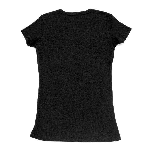 Fender® Ladies Distressed Logo T-Shirt, Black