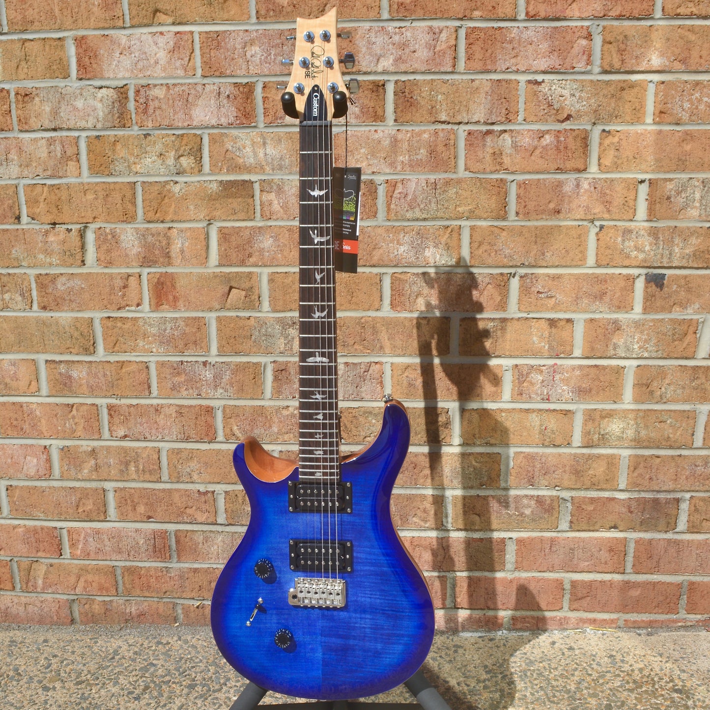 2022 PRS SE Custom 24 Lefty Faded Blue Burst