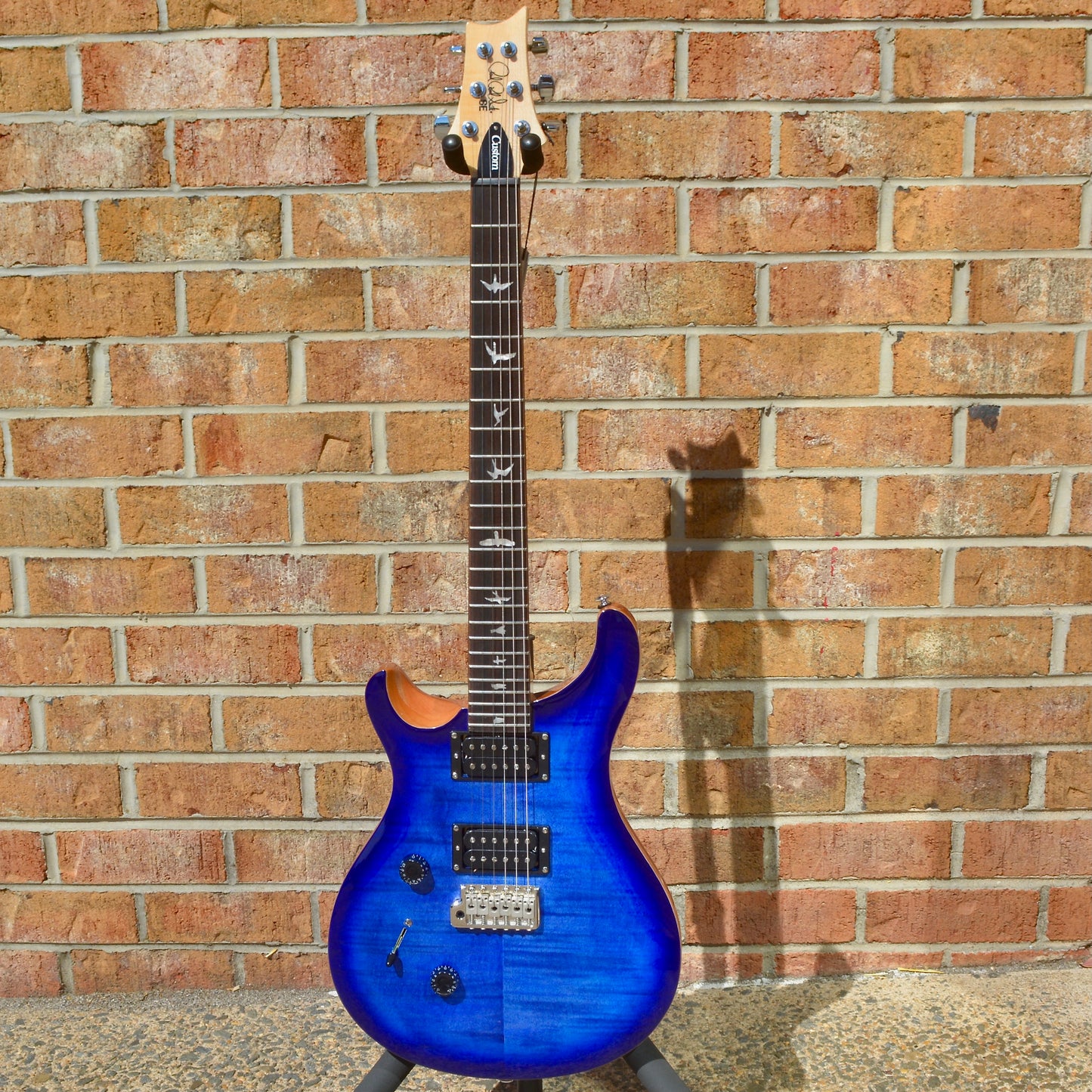 PRS SE Custom 24 Lefty Faded Blue Burst