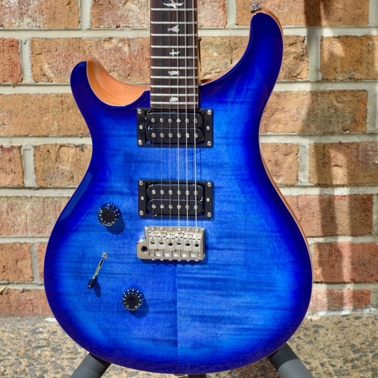 2022 PRS SE Custom 24 Lefty Faded Blue Burst