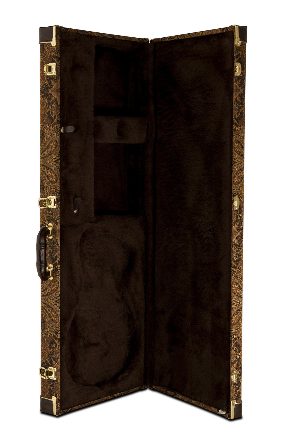 PRS Multi-Fit Hard Case, Brown Paisley, Brown Interior