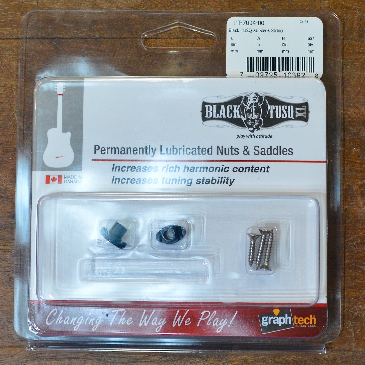 Graph Tech Black Tusq XL Sleek String Trees