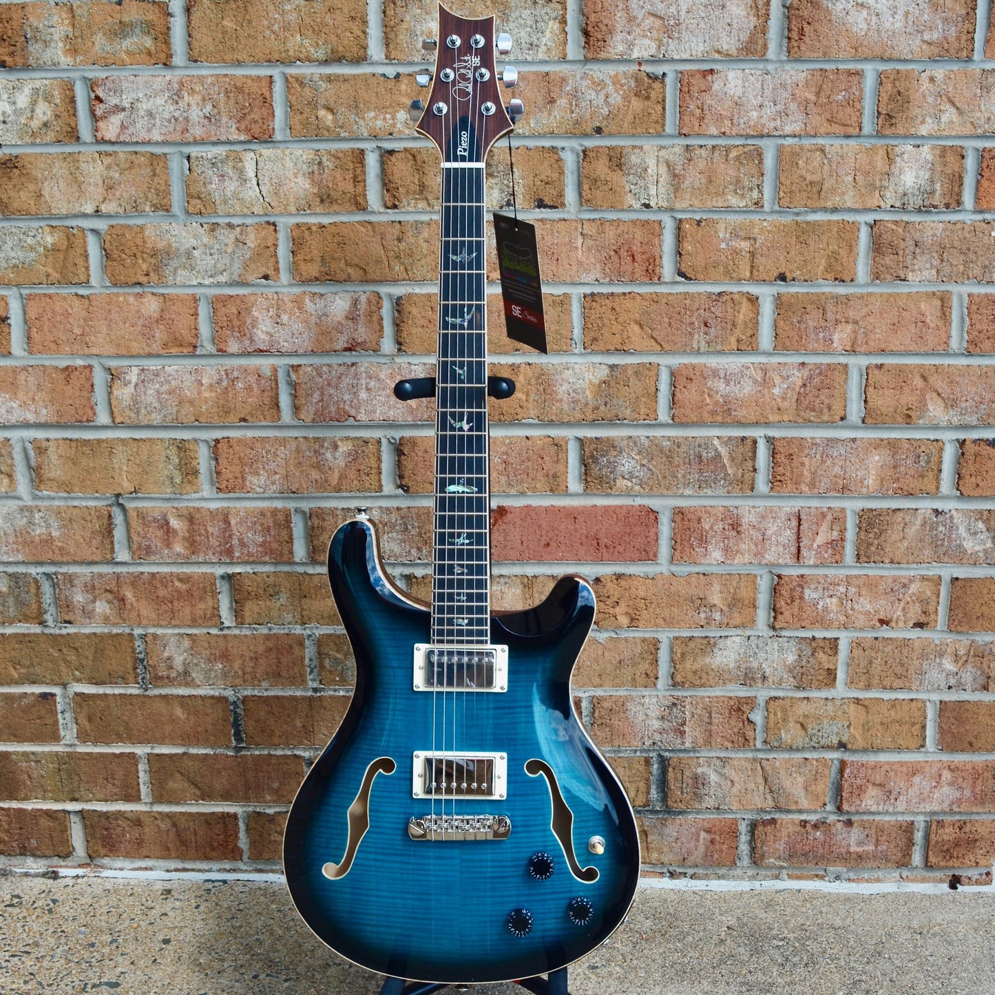 PRS SE Hollowbody II Piezo Peacock Blue