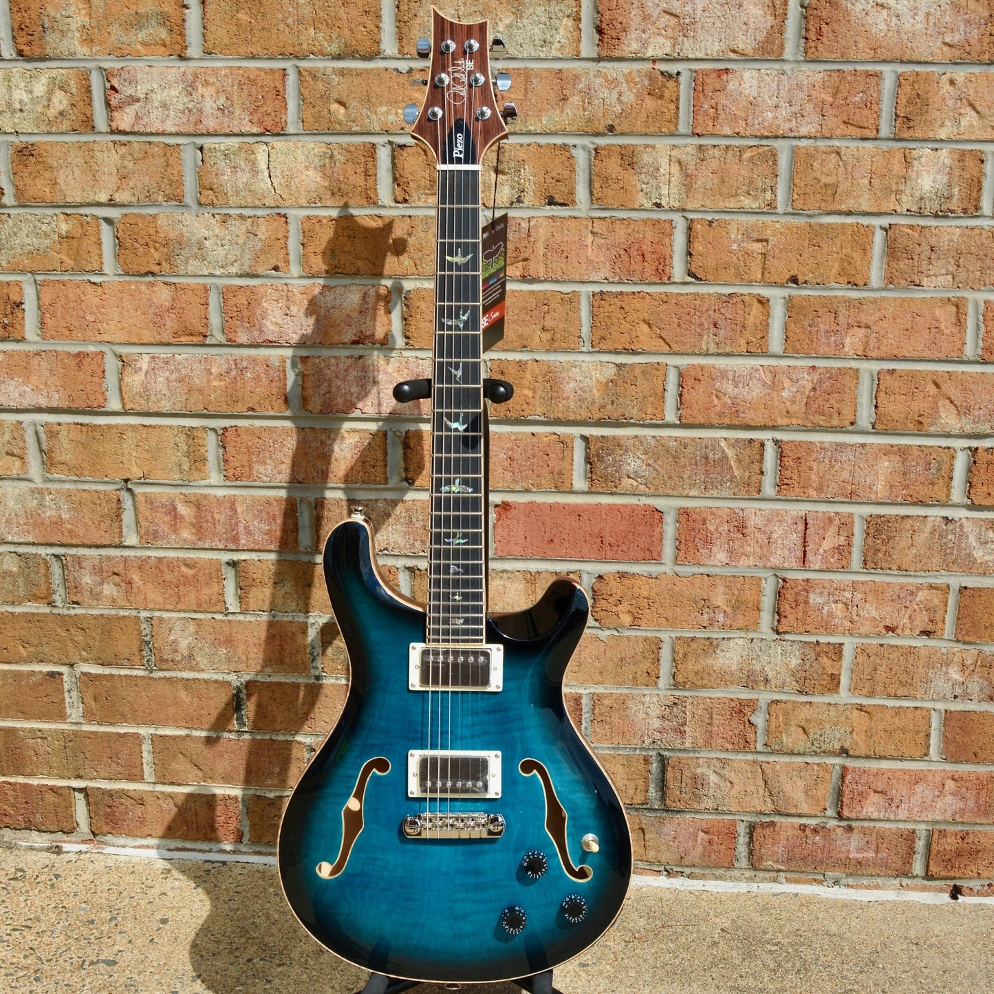 PRS SE Hollowbody II Piezo Peacock Blue