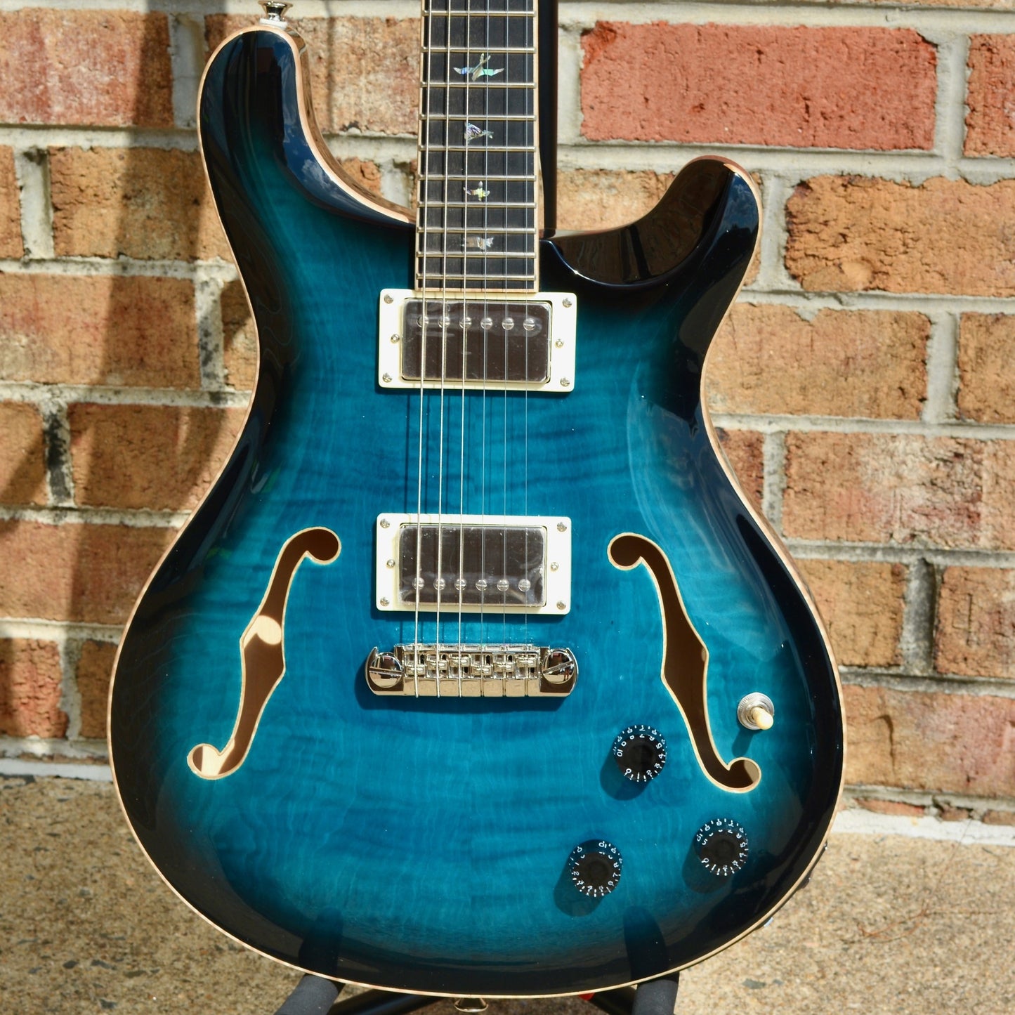 PRS SE Hollowbody II Piezo Peacock Blue