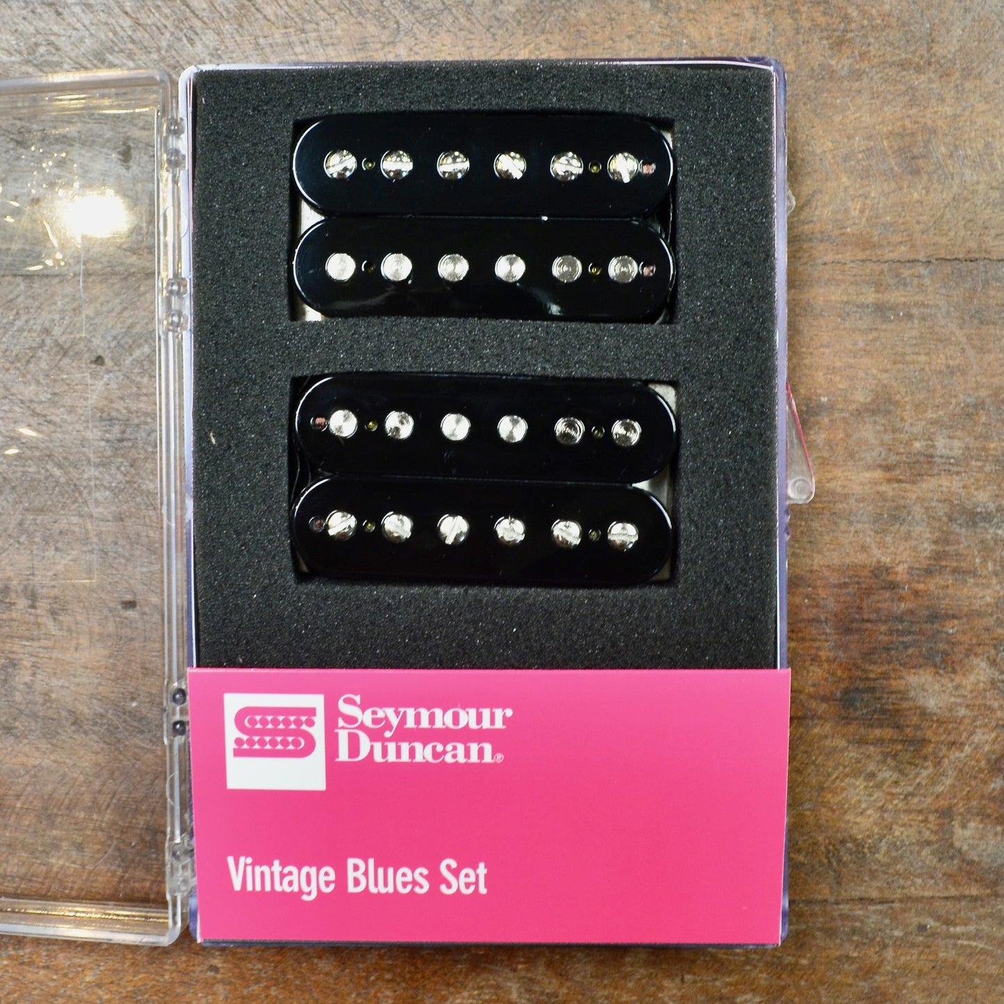 Seymour Duncan Vintage Blues Humbucker Set Open Black