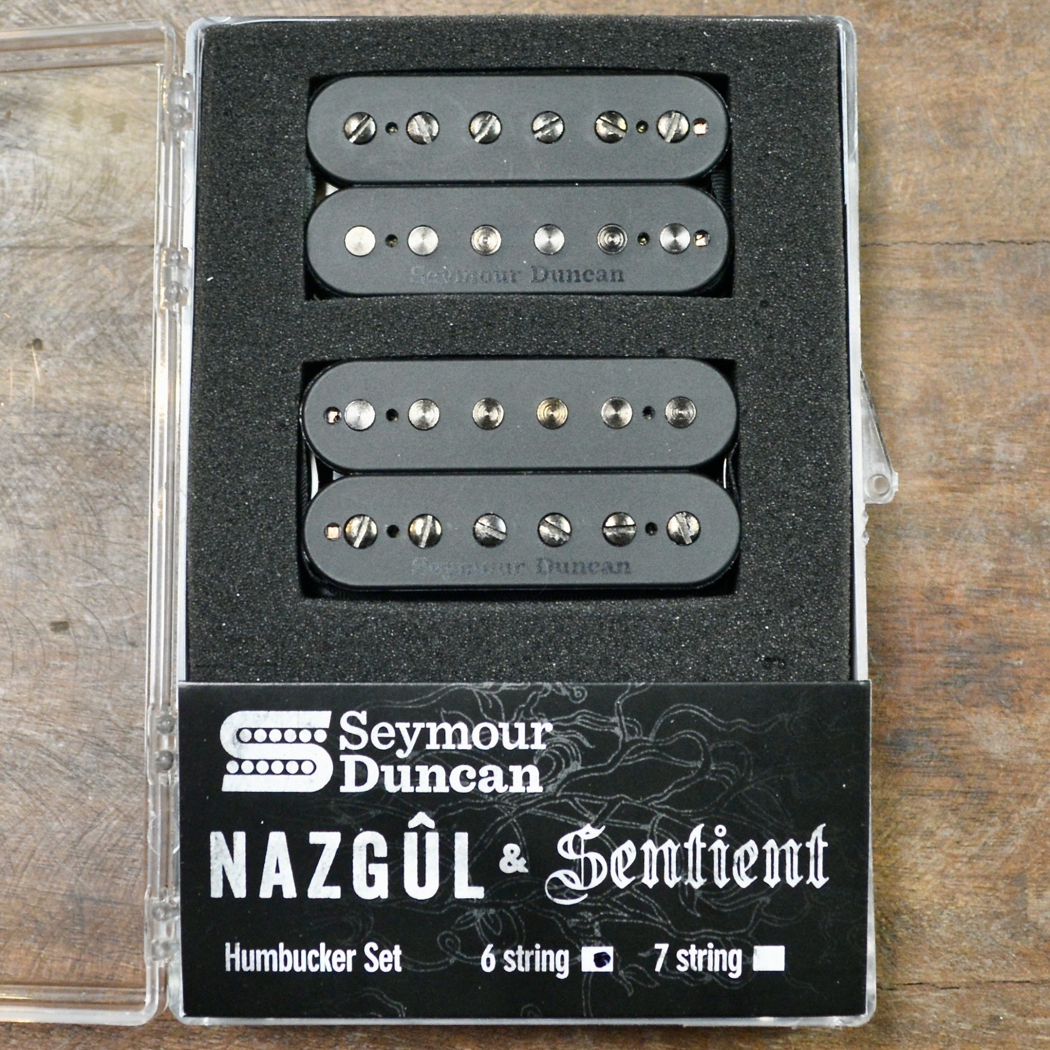 Seymour Duncan Nazgul/Sentient Humbucker Set Open Black