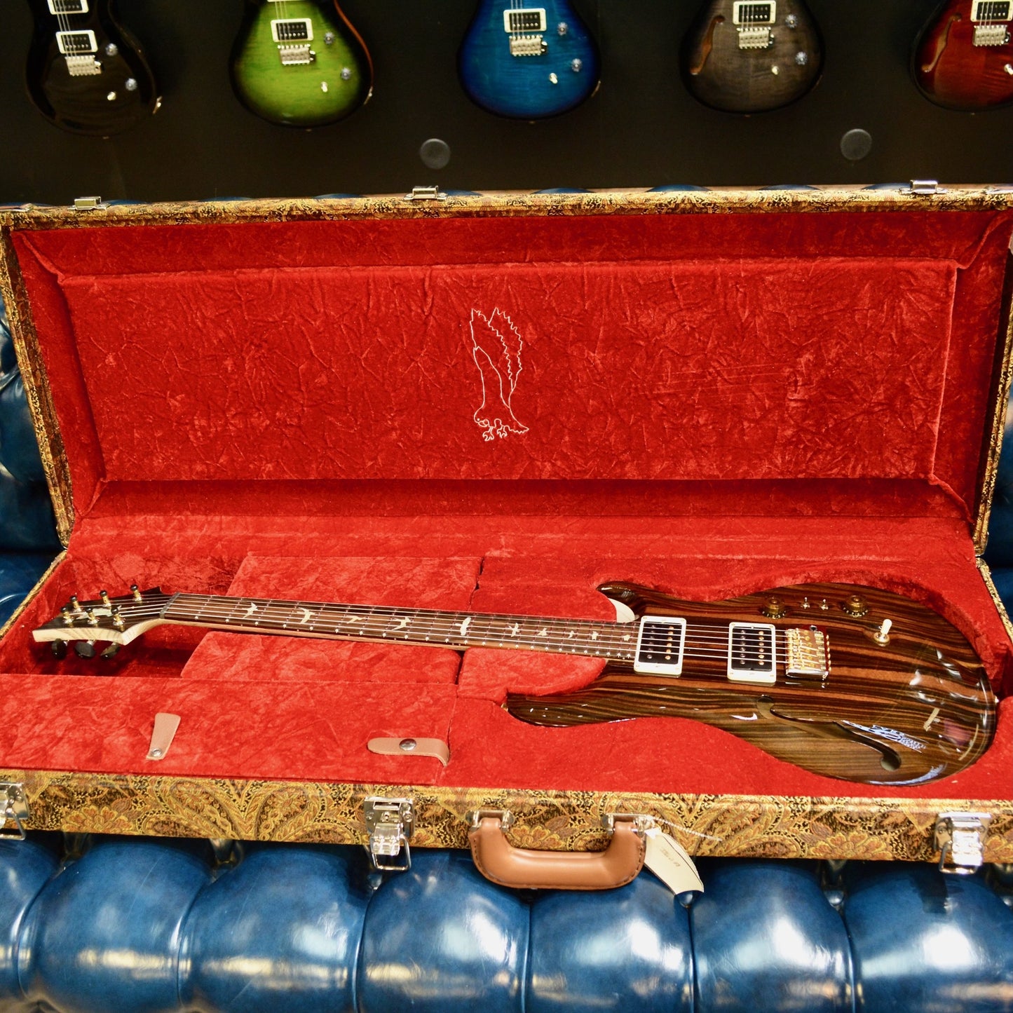 PRS Private Stock 24/08 Semi-Hollow Macassar Ebony/Swamp Ash